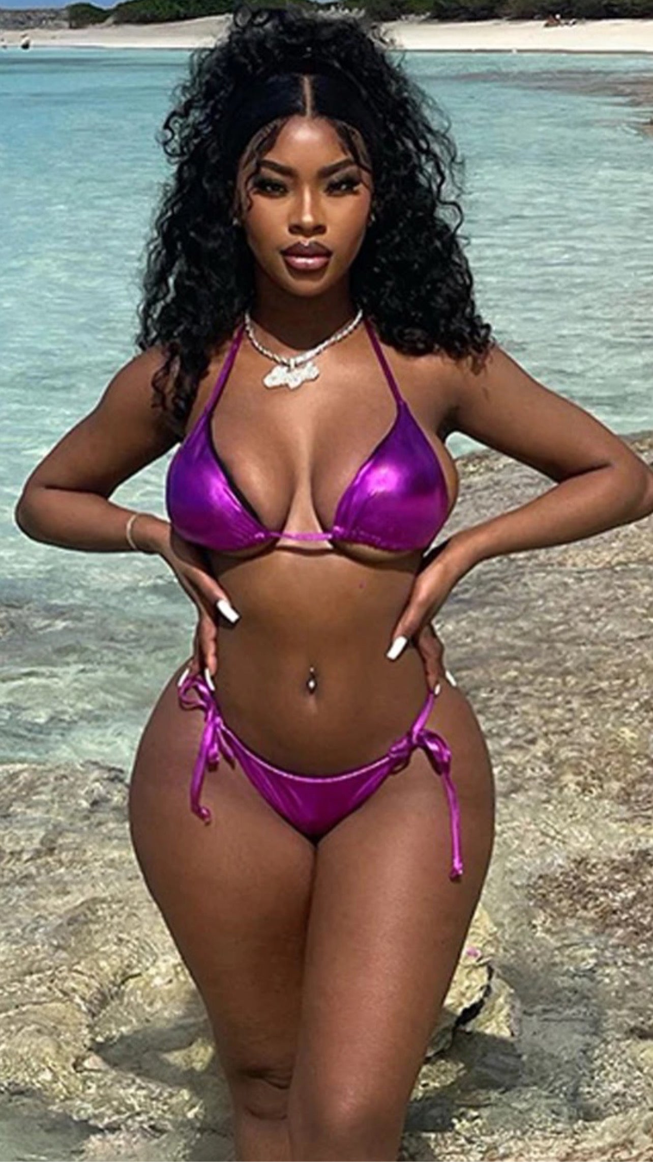 Purple Bathing Suit