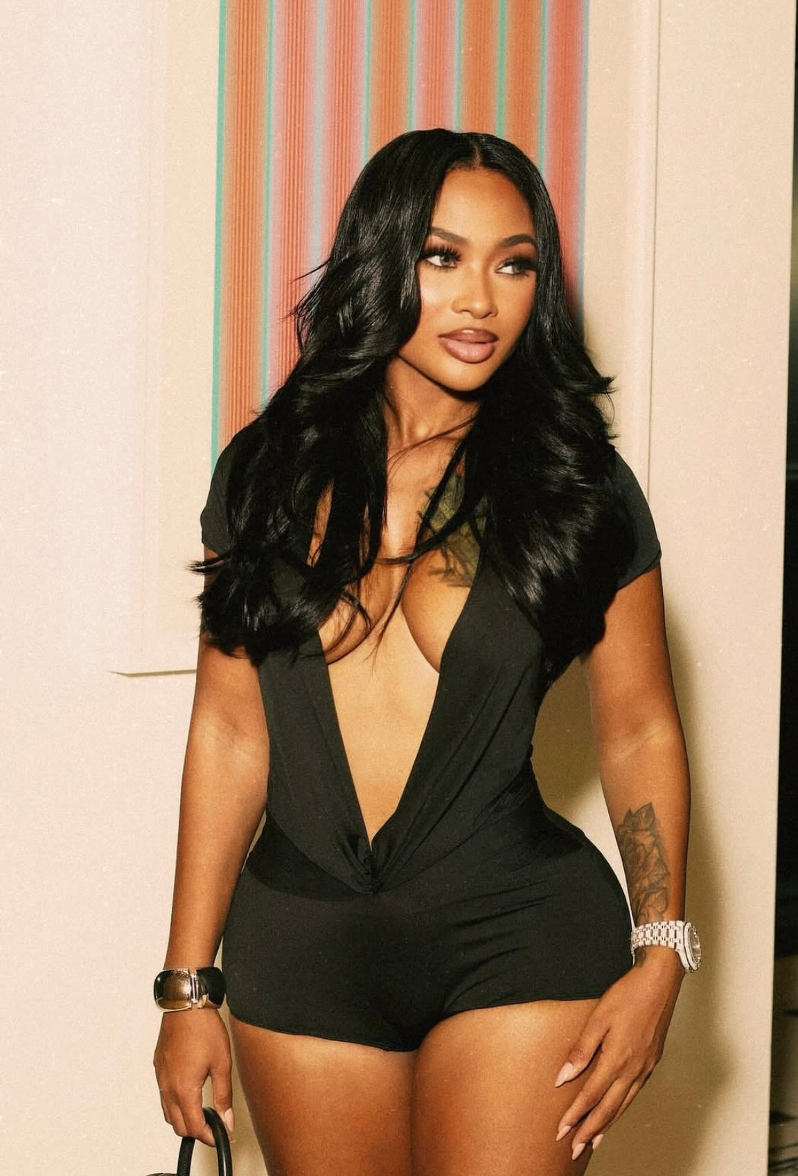 Tink Black Romper