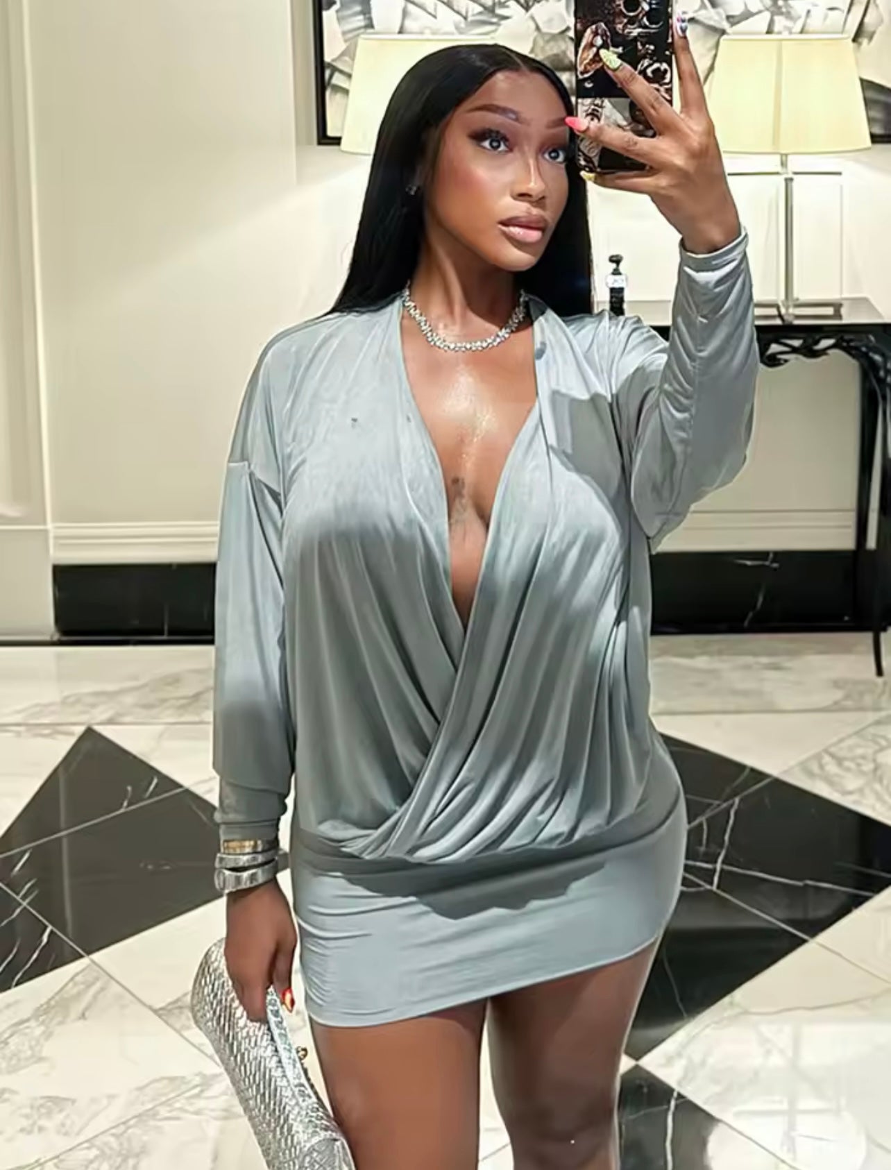 Koi Grey Dress