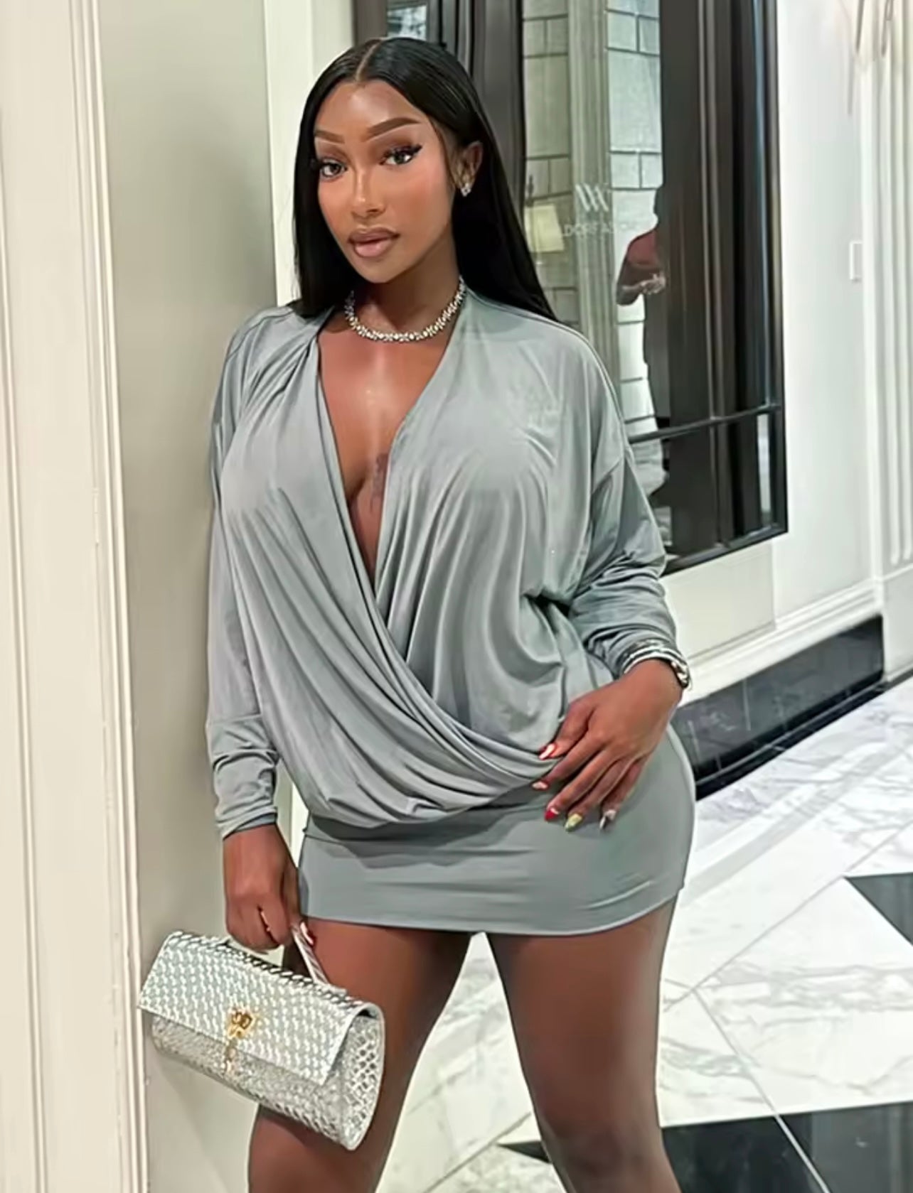 Koi Grey Dress