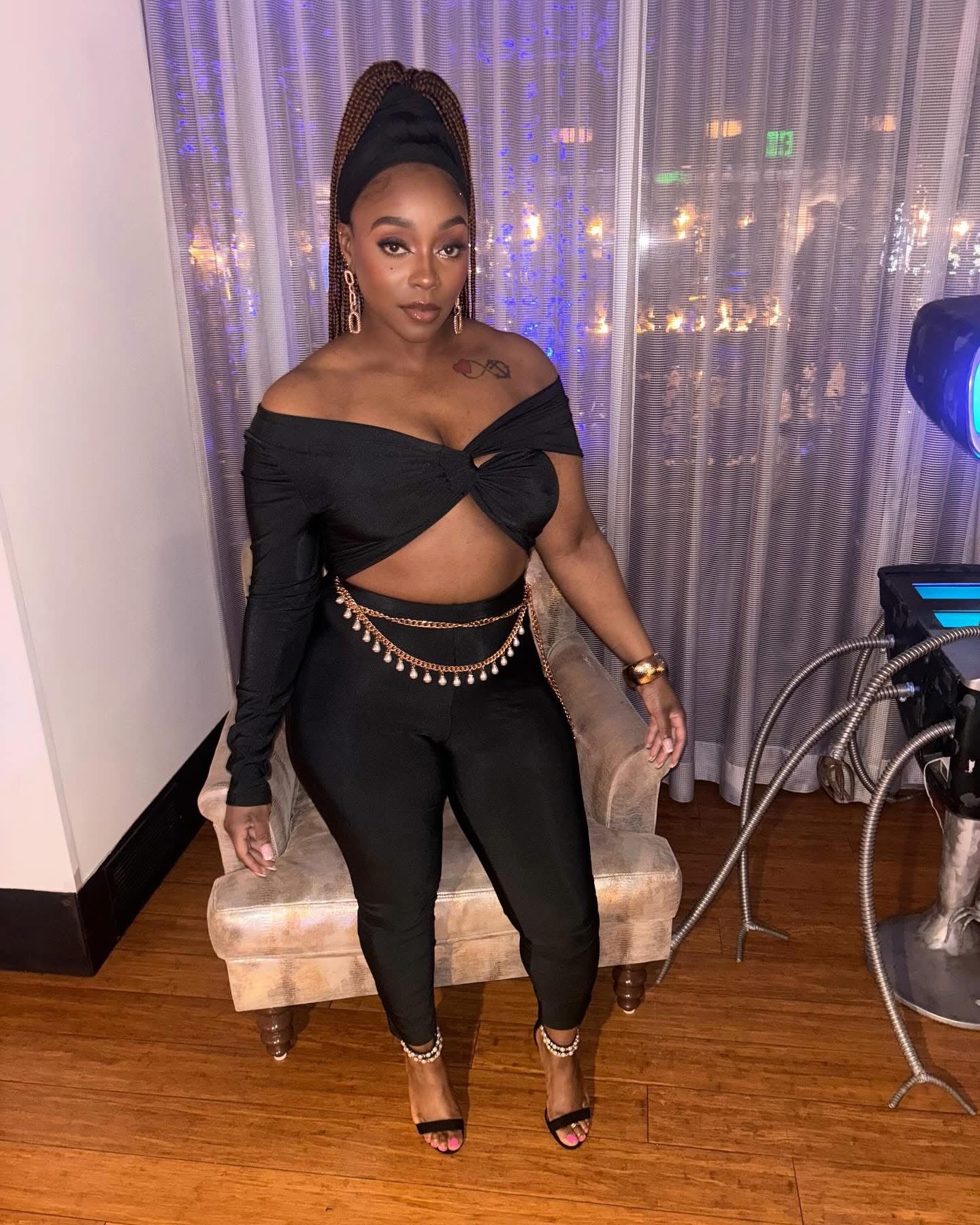 Cinnabrown Black 2 Piece Set