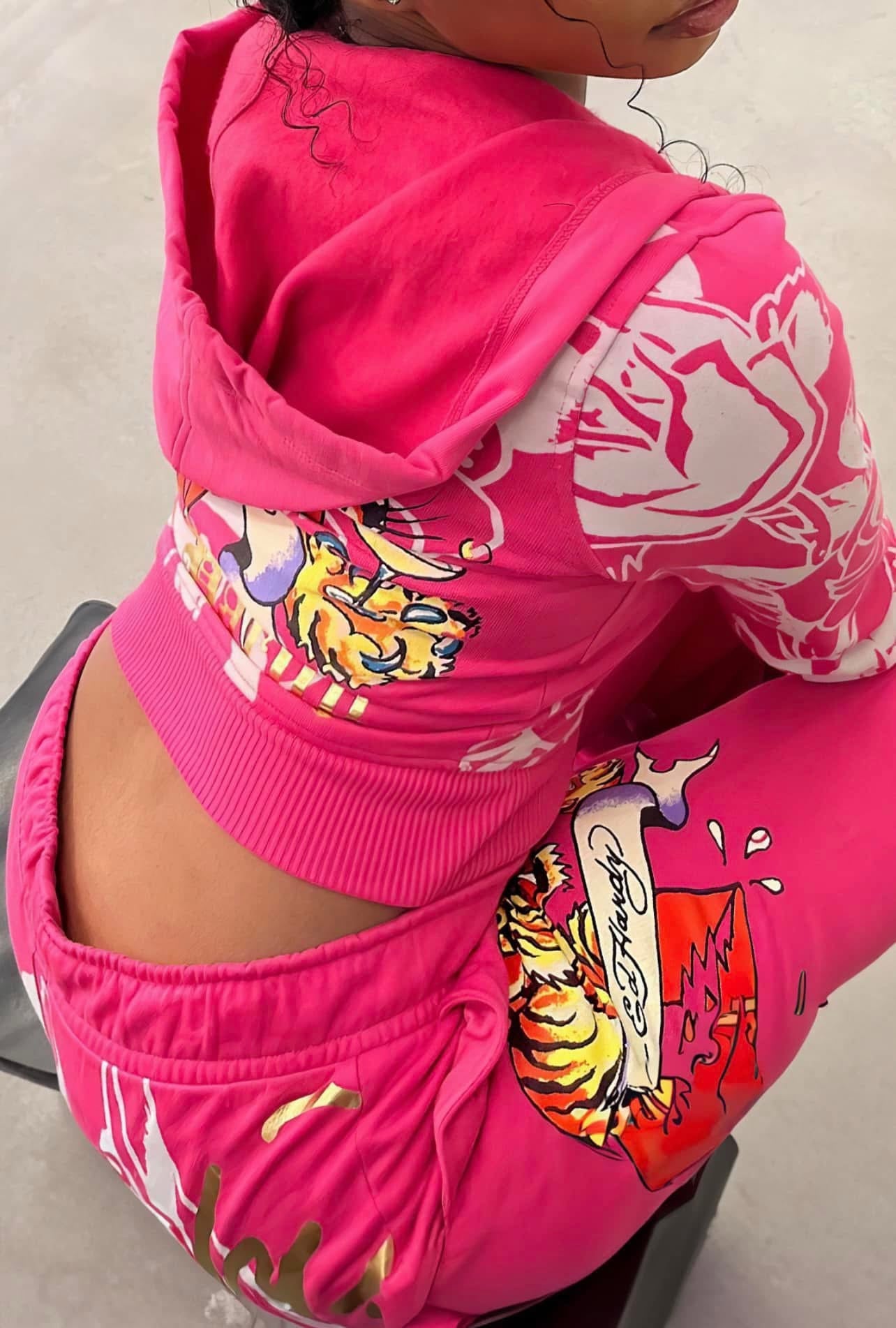 Ed Hardy Pink Sweatsuit